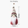 Unyqoos® Decoratieve Pluche Kerstgnomen voor Binnen en Buiten Gebruik
