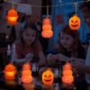 Unyqoos® Verlichte decoratieve pompoenlantaarns voor Halloween en herfstfeestversiering
