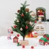 550x550-31481.jpg Unyqoos® Set van 49 rode mini-kerstballen in diverse stijlen voor feestelijke decoratie