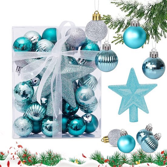 550x550-31497.jpg Unyqoos® Set van 30 lichte en glanzende kerstballen voor binnen en buiten decoratie