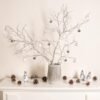 Unyqoos® Set van 20 elegante glazen mini-kerstballen voor sfeervolle boomdecoratie