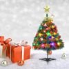 550x550-31512.jpg Unyqoos® Kunstkerstboom van 60 cm met LED-verlichting en decoraties voor tafel