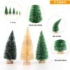 550x550-31525.jpg Unyqoos® Set van 30 Miniatuur Kerstbomen voor Binnen Decoratie in Verschillende Kleuren en Maten