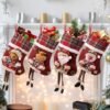 550x550-31528.jpg Unyqoos® Set van 4 decoratieve kerstkousen voor feestelijke versiering en geschenken