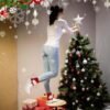 Unyqoos® Warme en Zachte Kerstsokken voor Dames met Vrolijke Designs, 2 Paar