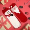Unyqoos® Warme en Zachte Kerstsokken voor Dames met Vrolijke Designs, 2 Paar