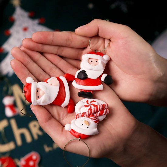 Unyqoos® Feestelijke set van 18 unieke hangornamenten voor de kerstboom versiering