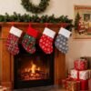 550x550-31605.jpg Unyqoos® Set van vier kleurrijke kerstkousen voor sfeervolle kerstdecoratie