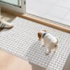 Unyqoos® Grijze binnenmat met antislip en eenvoudig te reinigen eigenschappen