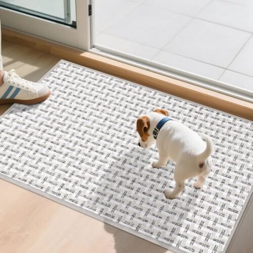 Unyqoos® Grijze binnenmat met antislip en eenvoudig te reinigen eigenschappen