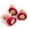550x550-31701.jpg Unyqoos® Set van drie rood-witte engelhangers voor feestelijke kerstdecoratie