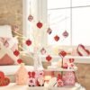 550x550-31715.jpg Unyqoos® Set van 16 hartvormige kerstballen voor feestelijke en romantische decoratie