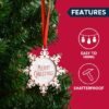 550x550-31722.jpg Unyqoos® Sneeuwvlok Kerstfoto-ornament voor Persoonlijke Boomdecoratie met Rode Edelstenen