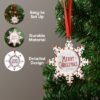 550x550-31724.jpg Unyqoos® Sneeuwvlok Kerstfoto-ornament voor Persoonlijke Boomdecoratie met Rode Edelstenen