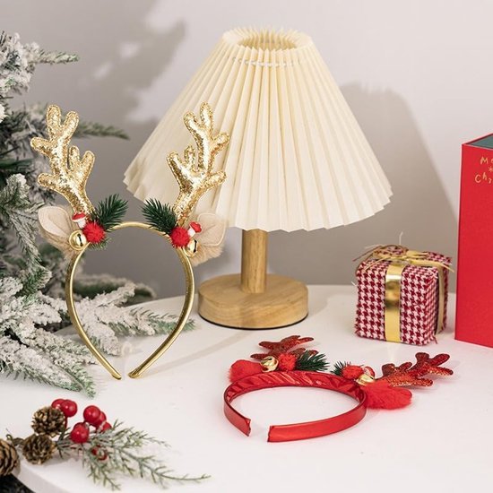 Unyqoos® Feestelijke haarband met rendiergewei voor Kerst en andere gelegenheden