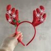 Unyqoos® Feestelijke haarband met elandgewei voor kerst en andere gelegenheden