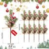 550x550-31738.jpg Unyqoos® Set van 10 decoratieve kunsttakken met rode bessen voor kerstdecoraties