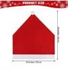 550x550-31744.jpg Unyqoos® Set van 6 Rode Stoelhoezen in Kerstmanmuts Stijl voor Feestelijke Decoratie