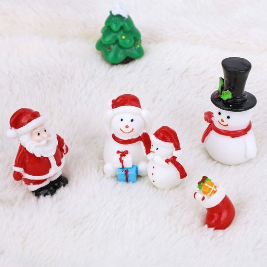 550x550-31764.jpg Unyqoos® Set van 14 Mini Kerstdecoraties voor Sprookjestuin en Poppenhuis