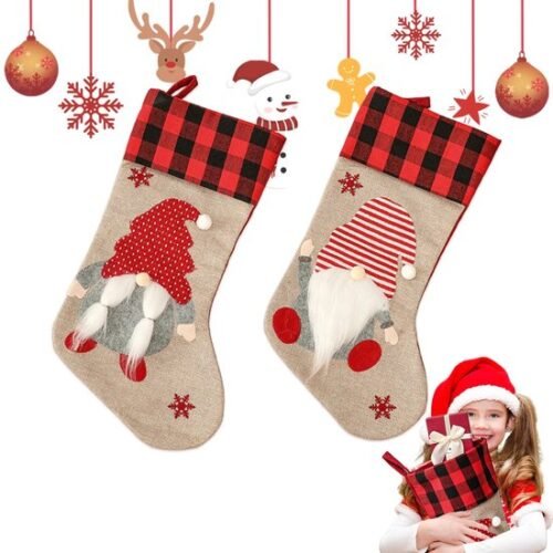 550x550-31769.jpg Unyqoos® Set van 2 grote kerstsokken voor decoratie en vulling met cadeaus
