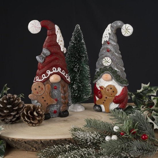 550x550-31784.jpg Unyqoos® Set van twee decoratieve kabouters met peperkoek voor binnen en buiten