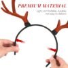 Unyqoos® Feestelijke rendiergewei-hoofdband voor volwassenen en kinderen, kerstaccessoire
