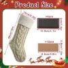 550x550-31846.jpg Unyqoos® Set van vier grote gebreide kerstkousen voor een sfeervolle decoratie