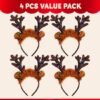 550x550-31852.jpg Unyqoos® Set van twee feestelijke rendieren hoofdbanden met LED-verlichting voor kerst