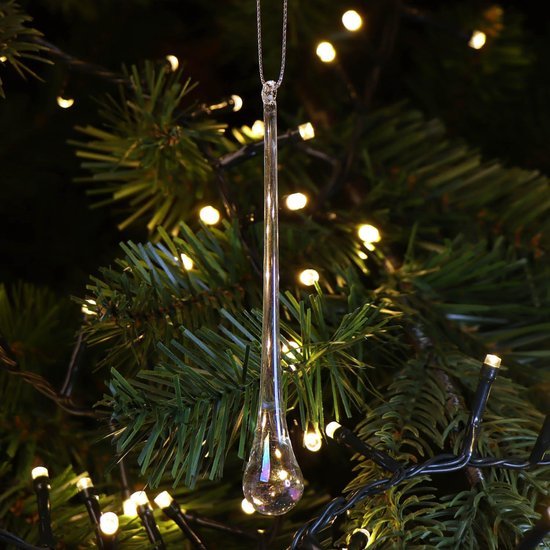 550x550-31863.jpg Unyqoos® Set van 6 glazen ijsdruppel kerstboomhangers voor sfeervolle decoratie