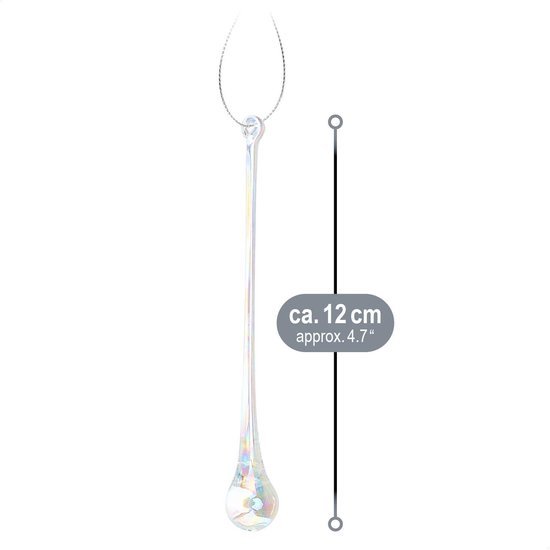 550x550-31864.jpg Unyqoos® Set van 6 glazen ijsdruppel kerstboomhangers voor sfeervolle decoratie