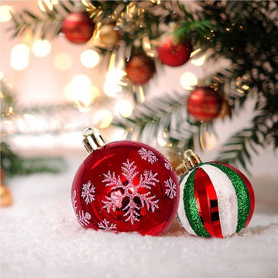 550x550-31951.jpg Unyqoos® Set van 44 weerbestendige onbreekbare kerstballen voor binnen en buiten