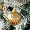 Unyqoos® Lichtgewicht en veilige gouden kerstballen set voor feestelijke decoratie