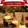 550x550-31977.jpg Unyqoos® Set van vijf sfeervolle kerstkabouters met LED-verlichting voor binnengebruik