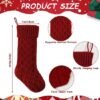 550x550-31985.jpg Unyqoos® Set van twee grote rustieke kerstkousen met naamplaatjes voor feestelijke sfeer