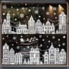 550x550-31992.jpg Unyqoos® Zelfklevende kerst raamstickers met sneeuwvlokken en rendieren motief