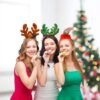 550x550-32028.jpg Unyqoos® Set van 6 Kerst Hoofdbanden met Rendiergewei en Feestelijke Motieven
