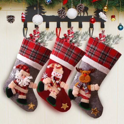 550x550-32041.jpg Unyqoos® Set van drie grote feestelijke kerstsokken voor decoratieve doeleinden