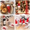 550x550-32060.jpg Unyqoos® Set van 10 feestelijke kersttafeldecoraties in de vorm van mini-kerstmutsen