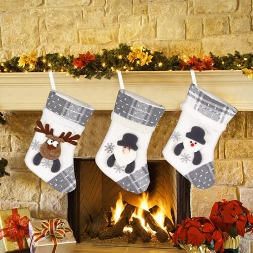 550x550-32075.jpg Unyqoos® Set van 3 kleurrijke kerstkousen voor decoratie en cadeaus