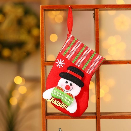 550x550-32115.jpg Unyqoos® Set van 4 decoratieve mini-kerstkousen met feestelijke ontwerpen voor kerstversiering