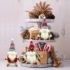 550x550-32121.jpg Unyqoos® Set van Drie Handgemaakte Kabouters voor Sfeervolle Kerstdecoratie Thuis