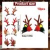 550x550-32143.jpg Unyqoos® Vijfdelige set feestelijke haarclips met rendiergewei voor kerstdecoratie