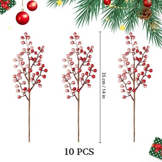 550x550-32165.jpg Unyqoos® Set van 10 decoratieve sneeuwrode bessentakken voor kerstdecoratie