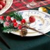 Unyqoos® Set van 10 kunstmatige rode bessen takken voor kerstdecoratie en DIY-projecten