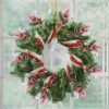 Unyqoos® Set van 10 kunstmatige rode bessen takken voor kerstdecoratie en DIY-projecten