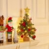 Unyqoos® Compacte Kunstkerstboom Met Verlichting en Decoraties Voor Binnen en Buiten