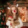 Unyqoos® Feestelijke hoofdband met rendiergewei voor Kerst en andere gelegenheden