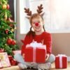 Unyqoos® Feestelijke hoofdband met rendiergewei voor Kerst en andere gelegenheden