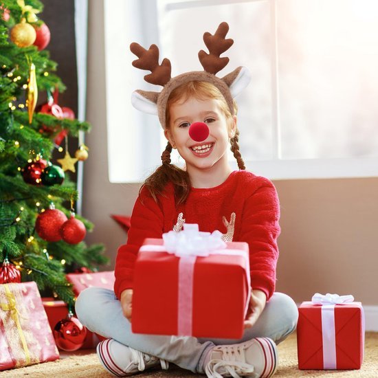 Unyqoos® Feestelijke hoofdband met rendiergewei voor Kerst en andere gelegenheden