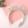 Unyqoos® Bruidshoofdband met Parelversiering voor Bruiloft en Vrijgezellenfeest Elegantie